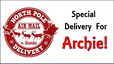 48 Special Delivery Christmas Labels Stickers Personalised Gift Tags Presents