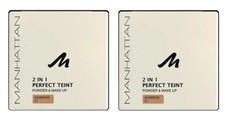 Manhattan 2 in 1 Perfect Teint Powder und Mak...