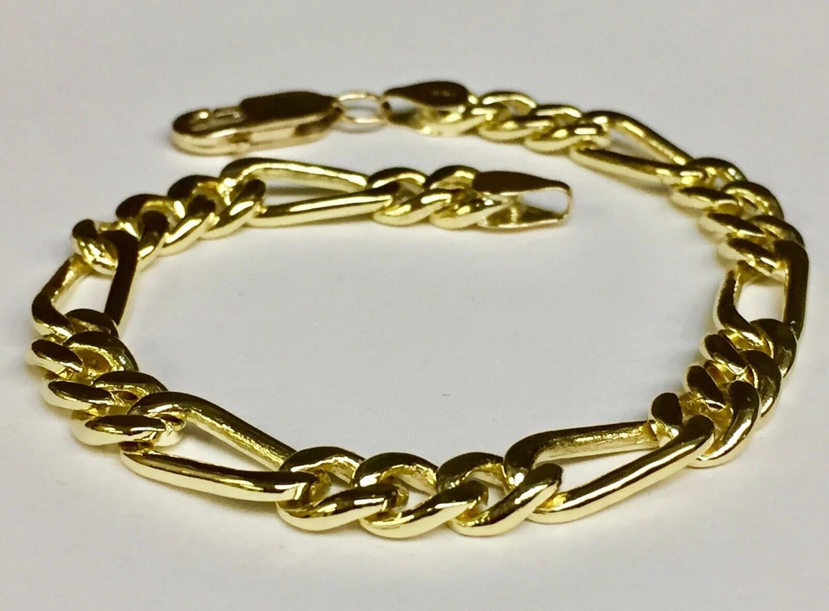Mens 14k deals gold bracelet ebay