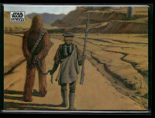 2024 Topps Chrome Star Wars Galaxy 87 Han Solo's Rescue Refractor
