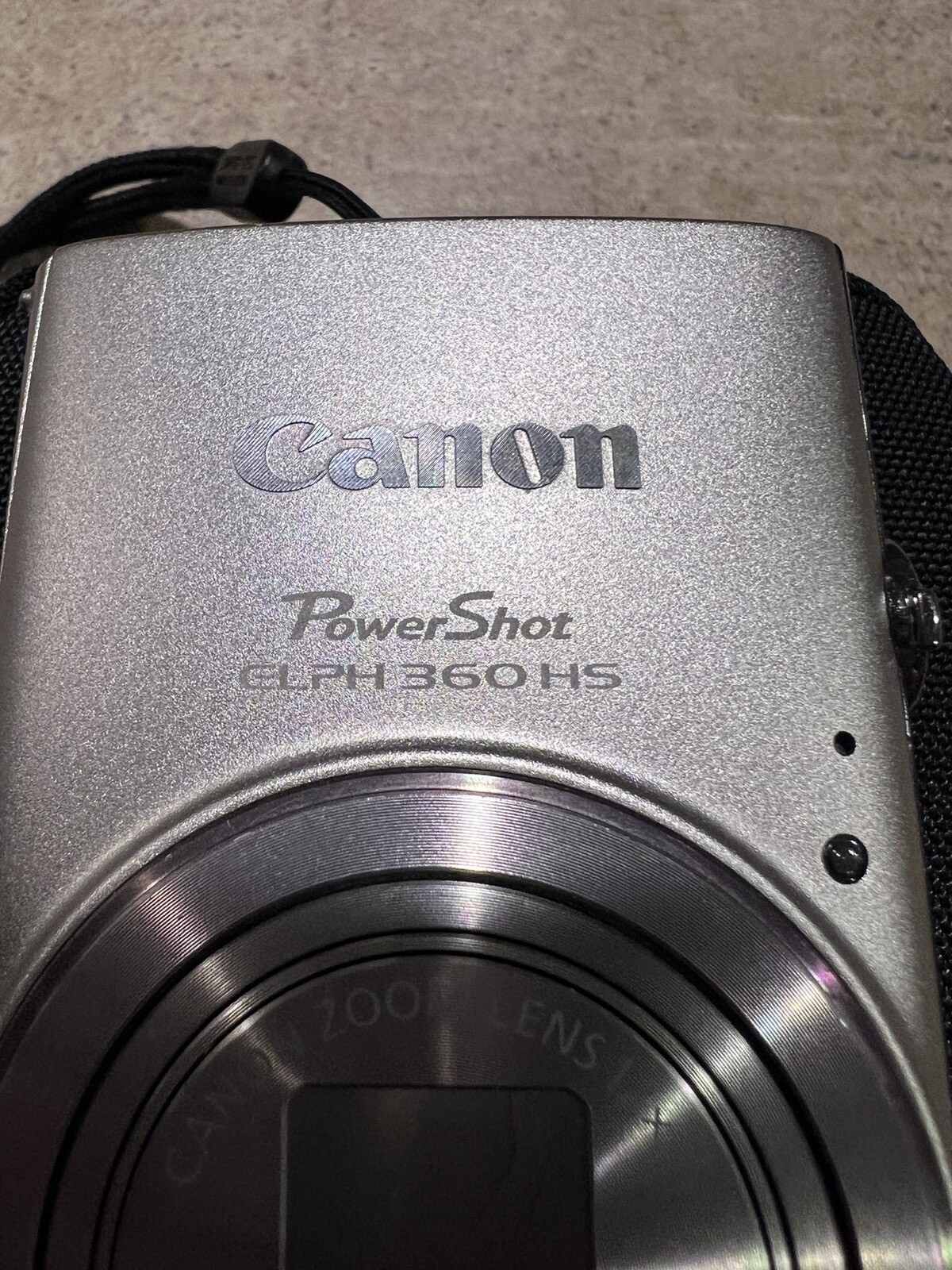 *PARTS OR REPAIR* Canon PowerShot ELPH 360 HS Digital Camera 12X Opt