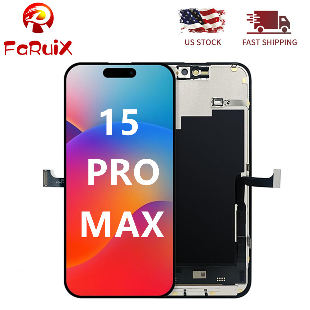 For iPhone 15 Pro Max Screen Replacement LCD Sceen & 3D Touch Digitizer Assembly