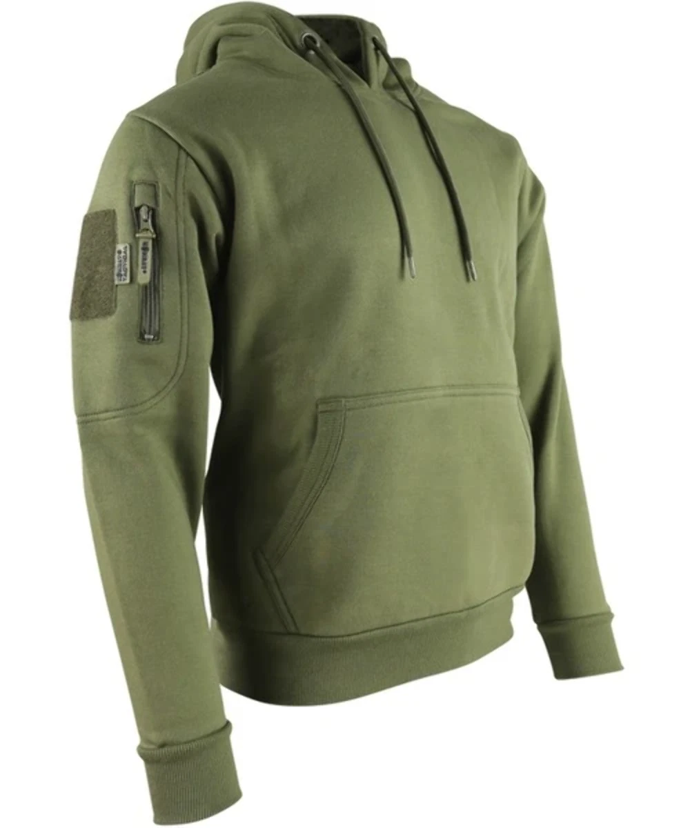 TACTICAL HOODIE OLIVE GREEN MENS MILITARY COMBAT JACKET ARMY HOODED SWEATSHIRT