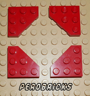 Lego Basic Technik Technic 4 Platten 3x3 rot #2450