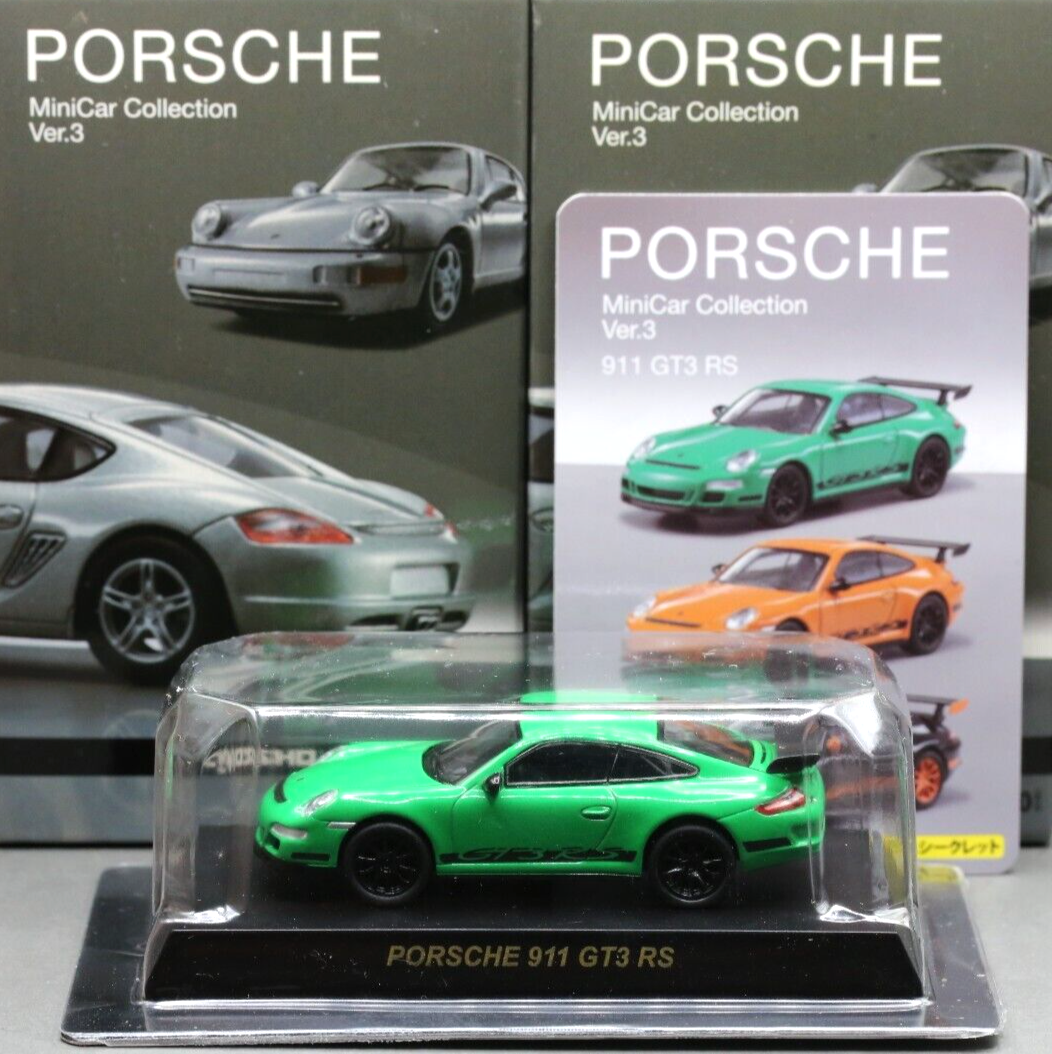 京商 1/64 ポルシェ 911 GT3R ハイブリッド シークレット Kyosho 1/64 Porsche Collection 5 Secret Car 911 GT3R Hybrid