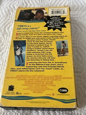 Friday (VHS, 1995) 1998 Release/Good/tested/HTC Friday (VHS, 1995) 1998 Release/Good/tested/HTC