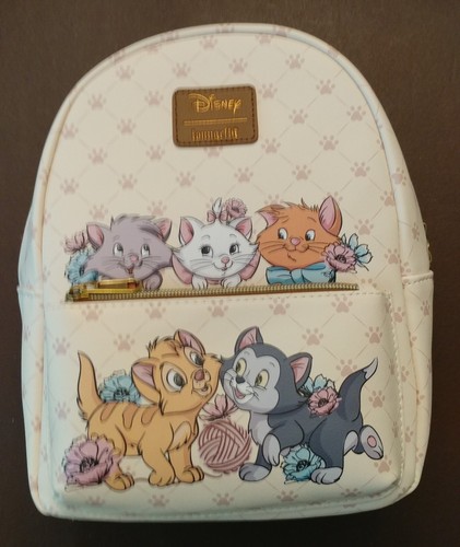Loungefly Disney Cats Mini Backpack Floral Aristocats Gently Used