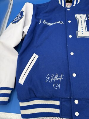 Rare Headgear Classics Lincoln Jesus Shuttlesworth Varsity Jacket