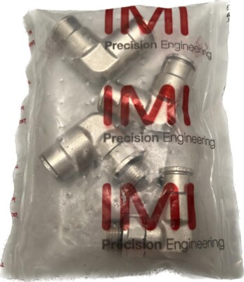 4x IMI Precision Engineering Elbow Thread Adapter 12mm Thread-to-Pipe