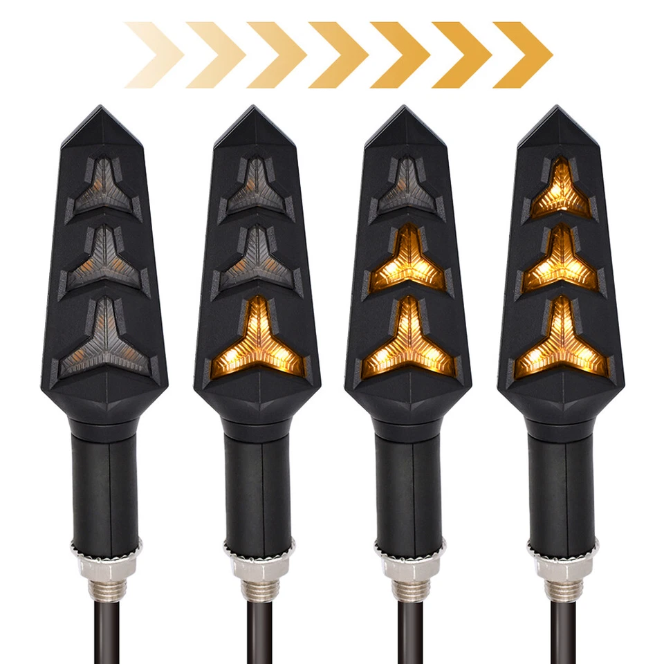 LED Rear Fender Brake Turn Signals Tail Light License Plate For Enduro Dirt Bike - Image 3 of 4