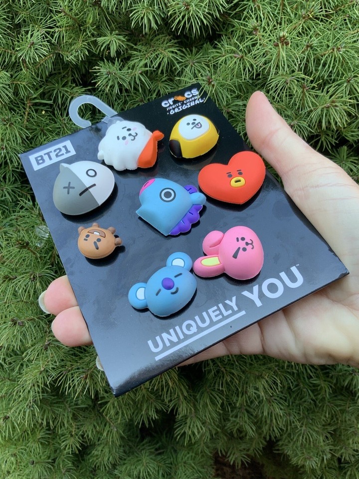 Crocs Line Friends BT21 5 pack Jibbitz Charms eBay