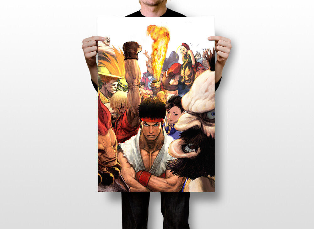 Ryu Street Fighter Anime Poster Wall Decor – Twentyonefox