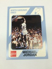 Michael Jordan 1989 North Carolina #16 College Card 1ST EDITION TAR HEELS COKE