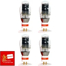 New Genalex Reissue PX300B / 300B GOLD PIN Matched Quad (4) Vacuum Tubes