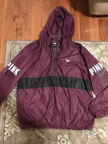 Secret Pink Anorak Windbreaker Half Zip 
