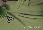 Green Linen Fabric by the Yard - Textile for Sewing, Crafts, Garments, Decor