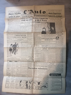 Journal L'Auto (L'Équipe) N°15672 Du 7 Mars 1944 – Football, Rugby, Ski, Cyclisme