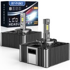 BEVINSEE D5S LED Headlight Bulbs High Low Beam Canbus Error Free HID Replacement