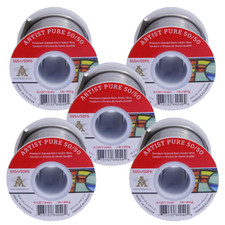 AIM Artist Pure 50/50 Stained Glass Solder, 5 Pound Package Deal