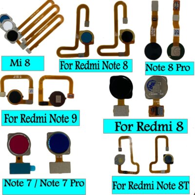 For Xiaomi Mi 8 Redmi 8 Note 8 / Note 8 Pro Fingerprint Sensor Button Flex Cable