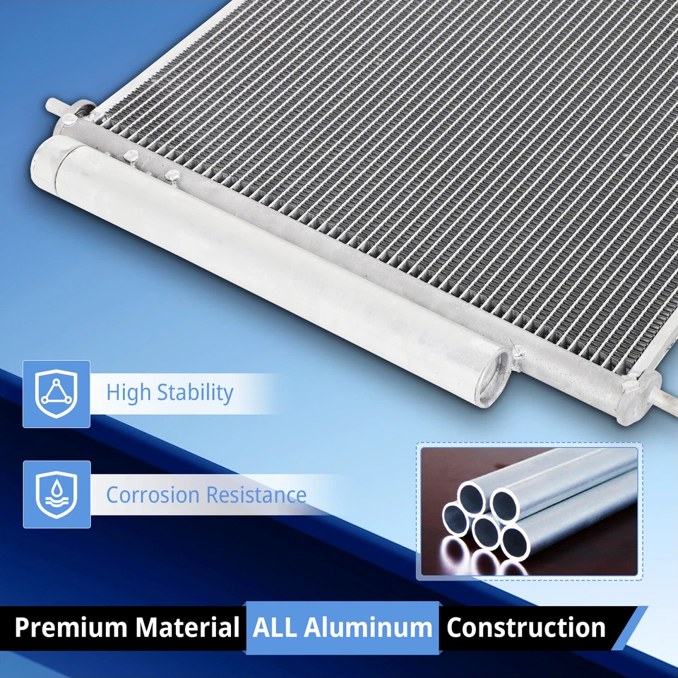 Núcleo condensador 3680 aluminio 2,5 L l4 para Nissan Rogue 2008 2009 2010 11-2014 Foto 2 de 4