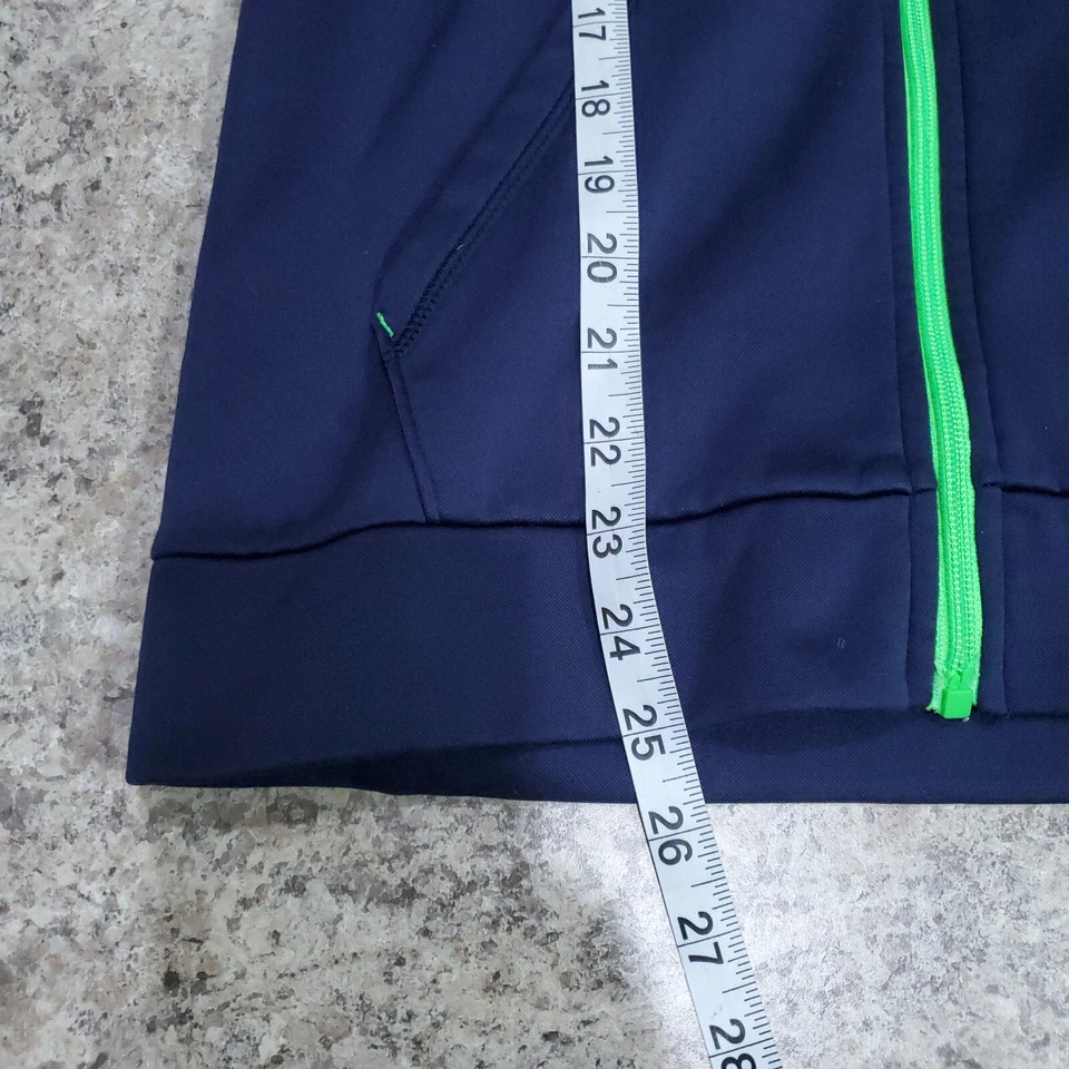 C9 Champion Jacket Women Large Long Sleeve Vneck Zip Top Sweater Blue Running - Image 3 of 4