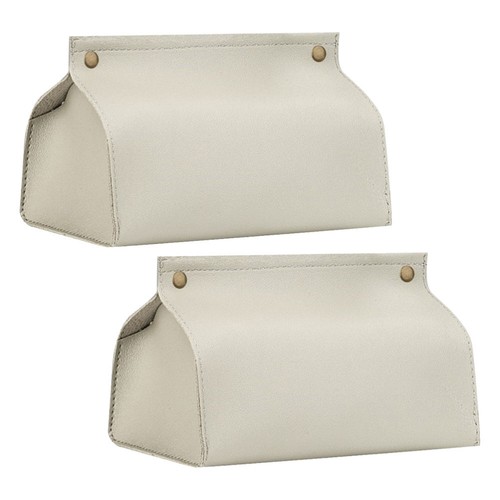 Dispensador contenedor porta servilletas multifunción almacenamiento caja pañuelos 2 piezas - Imagen 8 de 12