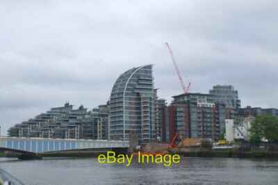 Photo 6x4 Apartment blocks near Wandsworth Bridge A recent development at c2016