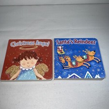Santa's Reindeer and Christmas Angel Children's Board Books 2002