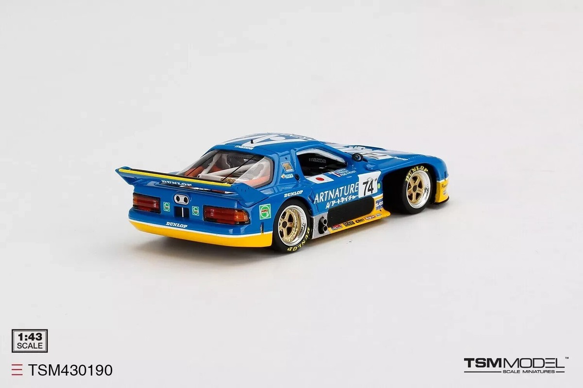 ミニカー TSM MODEL Mazda RX-7 #74 ARTNATURE 1/43 MAZDA RX-7 NO.74 TEAM ARNATURE 1994 LE MANS 24HR - TSM TSM430190 1