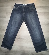 Early 90 s Paco Jeans Men s Blue Denim Baggy Wide Leg Streetwear Y2K 38x30