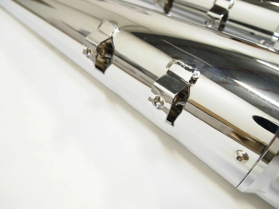 Silenciadores bajos antideslizantes Harley Davidson Megáfono Electra Glide tubos de escape CHR Foto 3 de 3