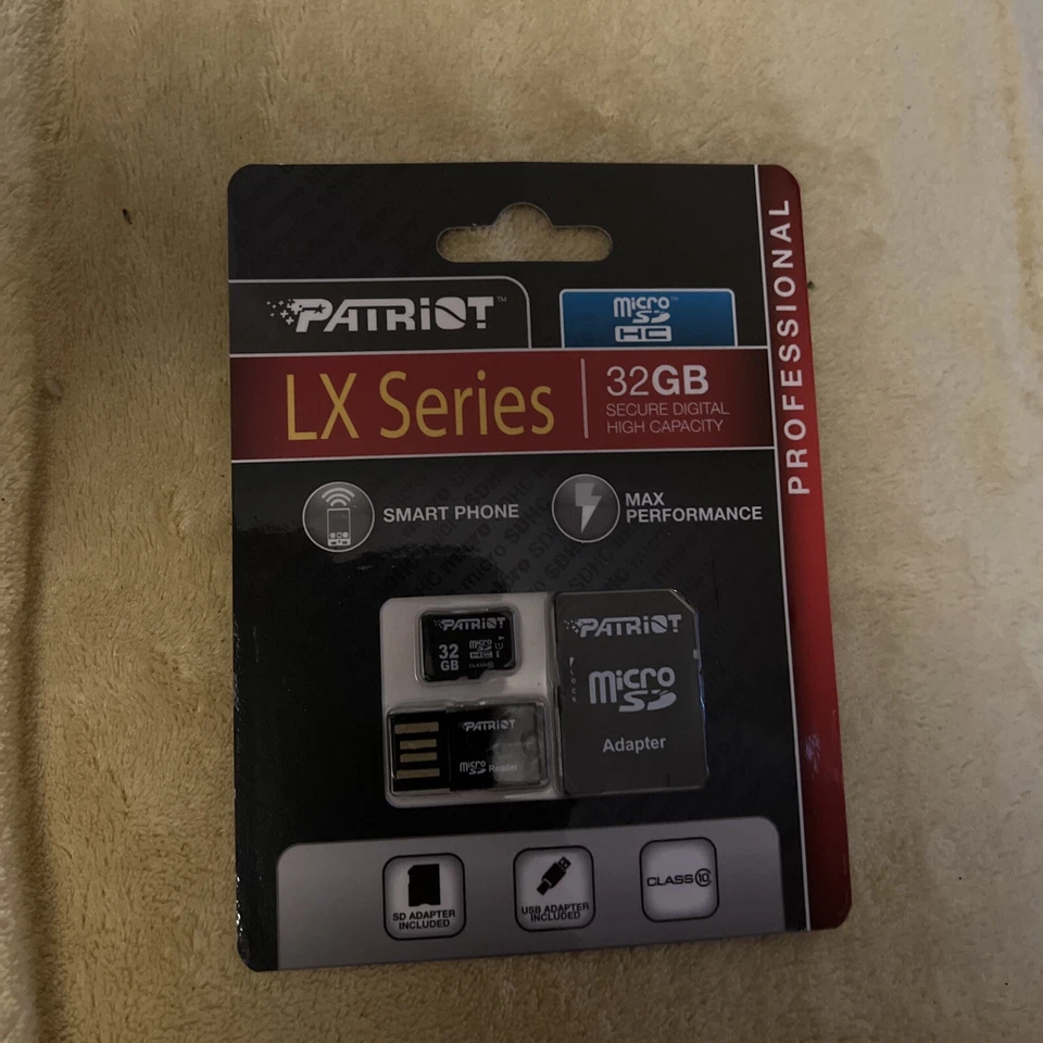 Patriot LX Series 32GB MicroSDHC_Memory Card_Professional - Image 3 of 3
