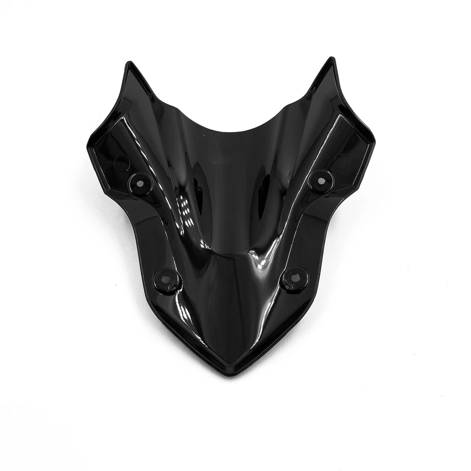 Parabrisas negro doble burbuja para Kawasaki Z900 2017 2018 2019 Foto 3 de 3