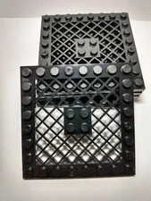 New Black 8x8 Grille Plate w/ no Hole #4151 — 5 Pieces — Custom & Compatible