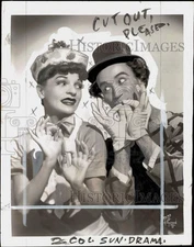 1949 Press Photo Comedy Dancers Ruth Mata and Eugene Hari - pio36085