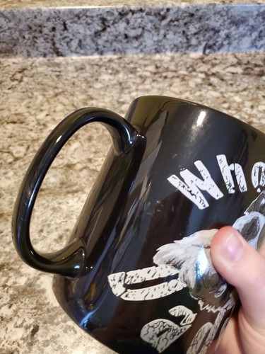 Big Dogs Sportswear Oversized Black Coffee Mug Who’s Yer Daddy Funny Mug - Picture 7 of 13