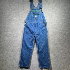 Liberty Bib Overalls Mens 38x30 Blue Denim Straight Carpenter Utility Workwear