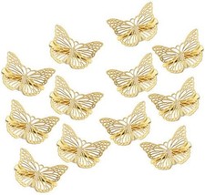Butterfly Hair Clips,12 Pcs Cute Metal Butterfly Hair Claw Pins Barrettes Acc...