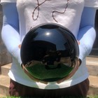 9.1LB  Natural Obsidian Quartz sphere Crystal ball Mineral specimen Healing — photo 4