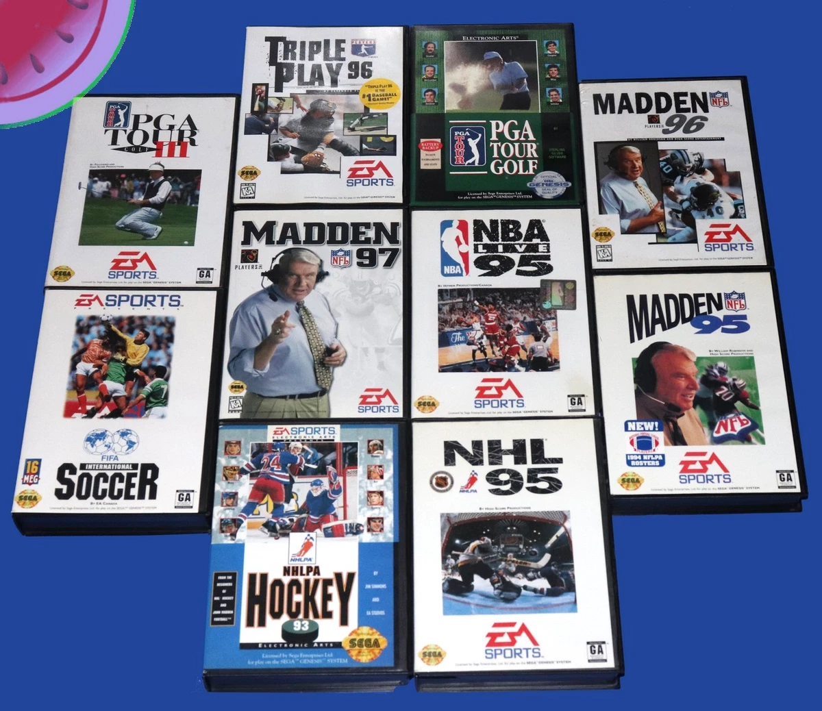 Jeu Sega Mega Drive - PGA European Tour - Version Complète Avec Boîte & Notice - Bon état