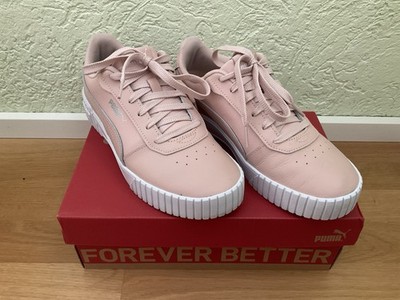 Puma Sneaker Carina 2.0 Rosé Quartz-pumasilver-white Damen Gr. 40,5 UK 7