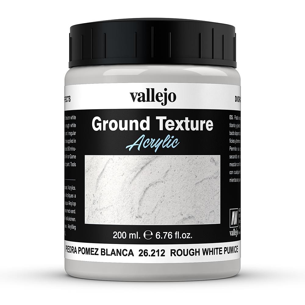 Vallejo 26.212 White Pumice Stone Paint, 200 ml - New