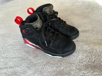 Air Jordan 6 Rings (PS) Black/University Red - Infant UK 11