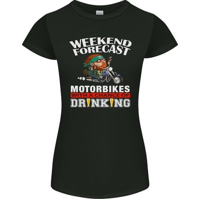 Wochenende Forecast Motorräder Damen Petite Schnitt T-Shirt