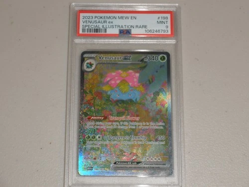 2023 Pokemon S&V 151 MEW RARE Illustration #198 Venusaur HOLO SIR PSA 9 MINT