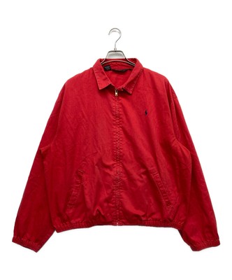 POLO RALPH LAUREN Swing Top Jacket Blouson Size: XL Red Men