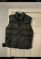 Mens The North Face Gilet, Puffer Vest, 700 Down, Size Large, Black,