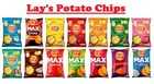 Lay's Potato Chips. Different flavors Crab mushrooms chili paprika cheese bacon