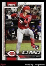 2026 Topps Canvas #247 Will Banfield RC Rookie 04/50 Reds